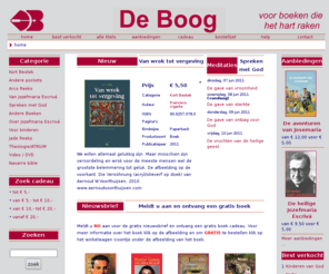 nuevenniet.info: Stichting De Boog - www.deboog.nl - Spirituele Boeken
100  spirituele boeken door Stichting De Boog op www.deboog.nl over God, Jezus, Maria, geloof, Katholiek, Opus Dei en veel meer.