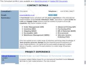 oracle-functional.com: Oracle Functional Consultant
Oracle Functional Consultant