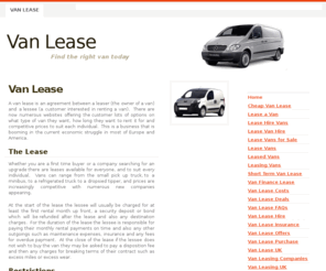 van-lease.com: Van Lease
Van Lease