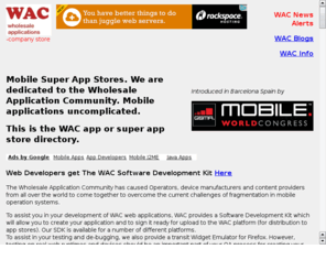 wholesaleapplication.com: WAC Wholesale Application Community Directory Official WAC Store Directory
W.A.C.,Wholesale Application Community Directory,Official,WAC,WAC storefronts,Super App Stores