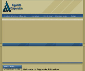 argonide.com: Argonide Advance Filtration Technologies, Environmental Water Clean-up and Industrial Water Purification Products
Argonide manufacturers a complete line of patented filters designed for Environmental Water Clean-up and Industrial Water Purification, RO protection and ultra-pure water production.