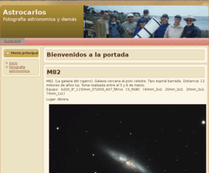 astrocarlos.com: Bienvenidos a la portada
Joomla! - el motor de portales dinámicos y sistema de administración de contenidos