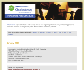 charlestownperformingarts.com: Concerts, at Charlestown
