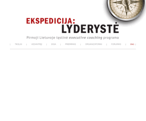 ekspedicija-lyderyste.com: ekspedicija-lyderyste.com - Pradžia
Tęstinis lyderystės mokymų projektas, skirtas patyrusiems vadovams