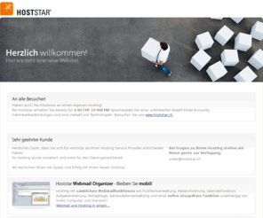 pvm-invest.com: Hoststar - Top Hosting Services zum sensationellen Preis - Webspeicher und mySQL Hosting mit vielen Vorteilen
Die Hosting Angebote von Hoststar bieten umfangreiche Profifunktionen zu einem günstigen Pauschalpreis. Beste Performance, sowie jahrelange Erfahrung als Hosting Anbieter bieten Ihnen beste Voraussetzungen für einen erfolgreichen Internetauftritt!