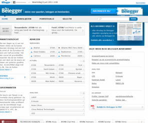 belegger.be: : De Belegger: advies voor spaarders, beleggers en investeerders
???home.description???