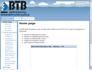 btbelettroidraulica.com: BTB Elettroidraulica SRL 
impianti di sollevameto impianti di potabilizzazione impianti di irrigazione impianti di depurazione acque