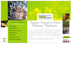 chateau-bethanie.com: Château Bethanie - Fruitière vinicole d'Arbois
Château Béthanie vous invite à un voyage gastronomique d'exception sur une terre de vins aux saveurs puissantes et subtiles...