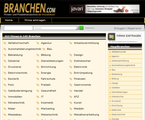 environment-business.com: Firmen, Produkte und Dienstleistungen im Überblick! | Branchen.com
Firmen, Produkte und Dienstleistungen im Überblick!