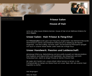 hair-friseur.com: house hair friseur
Salon House of Hair, dein Hair Friseur in Meran - Südtirol. Damen und Herrenfriseur, Trend Frisuren, Haarverlängerung, Haare färben 