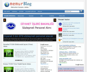 memurblog.com: Memur Alımı | Memurlar | Sözleşmeli Memur | 2011 memur alımı | 2011 Kpss | Kpss memur alımı | İşkur | 4/B memur | 2011 memur atamaları
Memur ve Memur Adayları Paylaşım Platformu | 2011 Memur Alımı