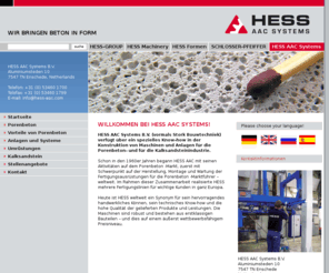 aac-technology.com: Hess Maschinenfabrik
Willkommen bei HESS AAC Systems!