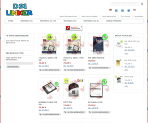 linkerdsi.de: Linker DSi : Linker DS, DS Cart, SuperCard, M3i ZERO, DSTwo, R4, I-Touch, DsTTi Linker DSI
LinkerDSi purpose exsclusively  NDS and NDSi linker, R4 Revolution, R4i, Magic Vi, I-Touch I and lot others.
