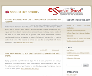 sodium-hydroxide.com: Sodium Hydroxide
All about sodium hydroxide and its uses