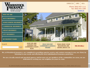 woodstock-insurance.com: Insurance, Woodstock VT 05091, Woodstock Insurance
Thank you for contacting Woodstock Insurance in Woodstock, Vermont.  We are a local agency serving the community from the community.