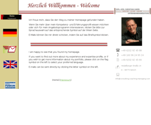 consulting-coaching-managing.biz: consulting, coaching, managing, Unternehmensberater, Managementtrainer, Mittelstand, Christian, Camin, Interimsmanagement
consulting, coaching, managing, Interimsmanager, Unternehmensberater, turnaround, management, Konsumgüterindustrie, Vermarktung, categorymanagement, Mittelstand, training, Innovationsmanagement