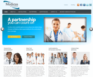 medicushcs.com: Medicus
Complete physician staffing solutions for your needs at every stage of your practice: Anesthesia, Hospitalist Medicine, Emergency Medicine, Radiology and Surgery