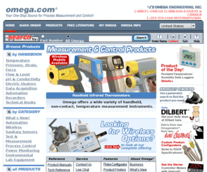 omega-catalog.net: Sensors, Thermocouple, PLC, Operator Interface, Data Acquisition, RTD
Your source for process measurement and control. Everything from thermocouples to chart recorders and beyond. Temperature, flow and level, data acquisition, recorders and more.