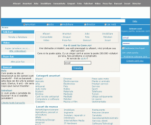cere.ro: Cere.ro - Conecteaza-te
Cere.ro - Conecteaza-te: Anunturi de mica publicitate, Imobiliare, Jobs, Locuri de munca, Comunitate, Prieteni, Foto, Video, Poze, Felicitari, Director, Poze fun, Bancuri