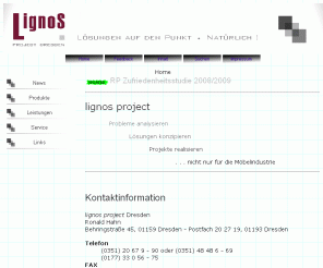 lignos-project.de: Home
Beratung, Systemauswahl und Customizing / Support rund um Ihre ERP PPS WWS Lösung