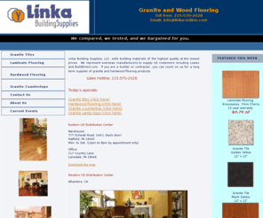 linka-online.com: Granite Tile at Linka
Granite tile suppliers with lowest prices from $2.29/sf. granite tile; granite tiles; misty brown, absolute black; green butterfly; golden yellow; white leopard