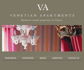 venice-rentals.com: Holiday vacation rental apartments in Venice, Italy | Venice apartments by Venetian Apartments
Venetian Apartments has been established for over 20 years. We offer a wide range of vacation apartments for holiday rental in Venice, Italy