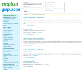 empleosguipuzcoa.es: Empleos Guipúzcoa | Trabajos en Guipúzcoa
Empleos Guipúzcoa | Trabajos en Guipúzcoa