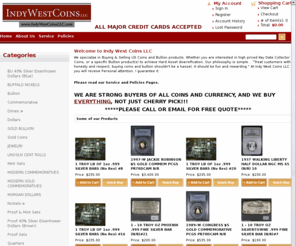 indywestcoinsllc.info: Indy West Coins LLC Home Page
Indy West Coins LLC