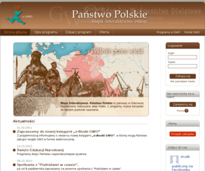 map-of-poland.net: Państwo Polskie. Mapa interaktywna online. Mapa historyczna Polski, zmiany rok po roku
Zmiany granic Polski rok po roku wraz z opisem najważniejszych wydarzeń. Przebieg wojen, zdjęcia zabytków, biografie królów, hetmanów oraz wieszczów.