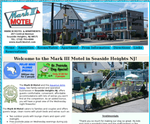 mark3motel.com: Mark III Motel in Seaside Heights NJ on the Jersey Shore
