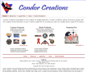 rotarypins.com: Condor Creations
Condor Creations