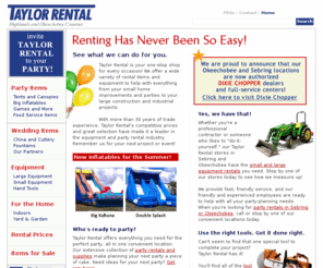 taylorrentalsebring.com: Welcome to Taylor Rental of Sebring and Okeechobee, Florida
Visit Taylor Rental at one of our mid-Florida locations in Sebring or Okeechobee, Florida.  You'll find the right tools, equipment, party and wedding supplies for every job or occasion.