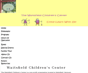 waitsfieldchildrenscenter.org: WCC - Waitsfield Children's Center
Waitsfield Children's Center