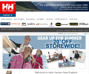 hellynewengland.com: Helly Hansen - Newport, RI :: Helly Hansen Outdoor Gear and Clothing for Spring Skiing, Snowboarding, Boating, Sailing and Hiking  : Helly Hansen, Newport RI
Helly Hansen offers the best in sailing gear, work wear, trail wear and outdoor gear. Helly Hansen New England's online store offers top quality outdoor gear for all your sporting needs.