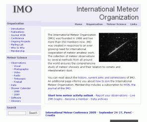 imo.net: International Meteor Organization | International Collaboration in Meteor Science
