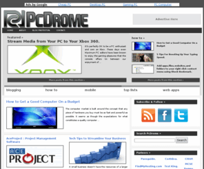 pcdrome.com: PcDrome - [P]ersonal [C]omputing re[D]efined.
PcDrome is a blog focusing on topics like Web 2.0,Latest Softwares,Mobile Apps,Blogging Tips,Making Money Online, and much more.