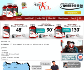 supratall.com.tr: SupraTALL - 0 Bitkisel Boy Uzatıcı Formül
Supratall ile kısa boy kaderiniz olmaktan çıkıyor. Supratall, boy uzatma tedavisi için etkisini 0 kanıtlamıştır. Boyunuzun kısalığını bitkisel tedavi ile çözebilirsiniz.