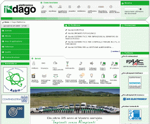 dago.it: Dago Elettronica | Dago Elettronica: impianti e sistemi d'allarme antifurto antincendio sicurezza, videocontrollo telefonia domotica fotovoltaico automazioni Faac cancelli portoni finestre serrande Cuccurano Fano Pesaro Urbino Ancona Marche. Aderente Consorzio Astro
Dago Elettronica Fano - Sicurezza, TVCC, Automazione, Telefonia, Domotica Dago Elettronica Fano, impianti elettrici automazione allarmi antifurti antintrusione telecamere, automatismi FAAC porte automatiche cancelli tapparelle, telefonia fissa mobile British Telecom Siemens SIC1, cablaggio strutturato, reti cablate, networking, tvcc tv circuito chiuso, reti wi-fi, video controllo sorveglianza, pannelli solari, domotica, fotovoltaico, manutenzione tele-assistenza, illuminotecnica, sistemi integrati Fano Pesaro Urbino Ancona Rimini Marche