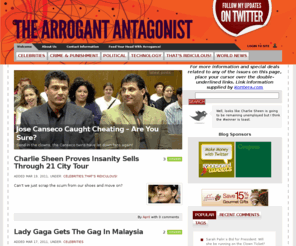 thearrogantantagonist.com: Satirical Humorous Commentary On World News And World Events
Satirical Humorous Commentary On World News And World Events