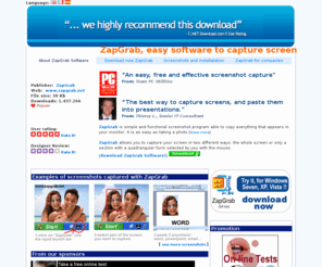 ... Zap Grab is an easy screen grabber, to make free screenshot capture