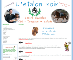 letalon-noir.fr: Centre questre - Calvados - L'talon noir - Normandie - Plage - Dressage - CSO
Toute l'actualit du centre questre l'talon noir.