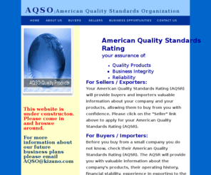 aqso.org: American Quality Standards Organization
AQSO provides valuable information for importers and exporters.
