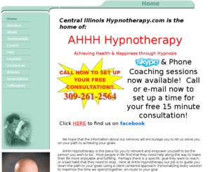 centralillinoishypnotherapy.com: AHHH Hypnotherapy - Rick Longstreth CH
Rick Longstreth is a an NGH Certified Hypnotherapist, with advanced certifications in Complementary Medical Hypnosis, Parts Therapy and Pediatric Hypnosis.  Rick offers one-on-one private sessions and select group sessions in the Lexington, Bloomington, Normal and McLean county  Illinois areas.