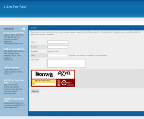 cyworld.co.uk: Inquiring about cyworld.co.uk - I Am For Sale
Domain Names For Sale