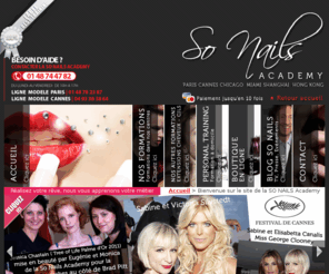 sonailsacademy.info: Formation stylistes et prothésistes ongulaire et pose d'ongles gelcrylique : So Nails Academy
So Nails Academy est un centre de formation esthétique et beauté pour prothésistes et stylistes ongulaires : cours de manucure de différents niveaux pour apprendre la technique de pose des faux ongles, ongles gel, ongles résine, ongles américains, french manucure, nail art à Paris et Nice.