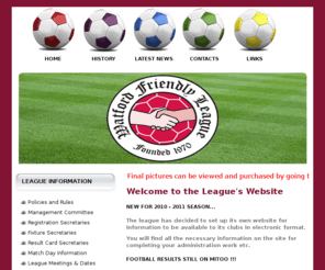 wfl.me.uk: WFL - Watford Friendly League: Homepage
youth football league in Herts.