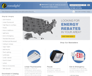 e-conolight.net: Quality, low cost indoor and outdoor lighting products.  e-conolight
E-conolight sells quality, low cost lighting fixtures and accessories for a wide range of security and utility needs in residential, commercial, professional, and industrial settings.
