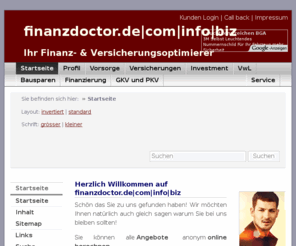 finanzdoctor.de: finanzdoctor.de
finanzdoctor.de - Ihr Finanz- & Versicherungsoptimierer!