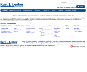 lesker.com: Kurt J. Lesker Company | Worldwide | Vacuum Science is our Business
