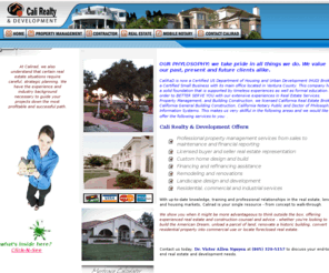 logbook.info: Cali Realty & Development - Broker and Builder Company - California Realty - Port Hueneme, Ventura CA
California Real Estate Listings and Sales at Cali Realty & Development - Calirad
